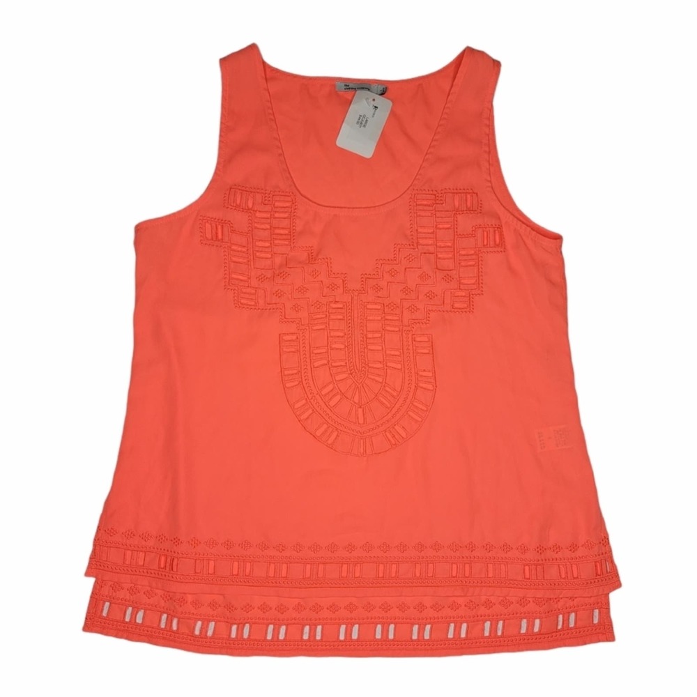 The Clothing Company Orange Beach Tank Top NWT - Picture 1 of 5